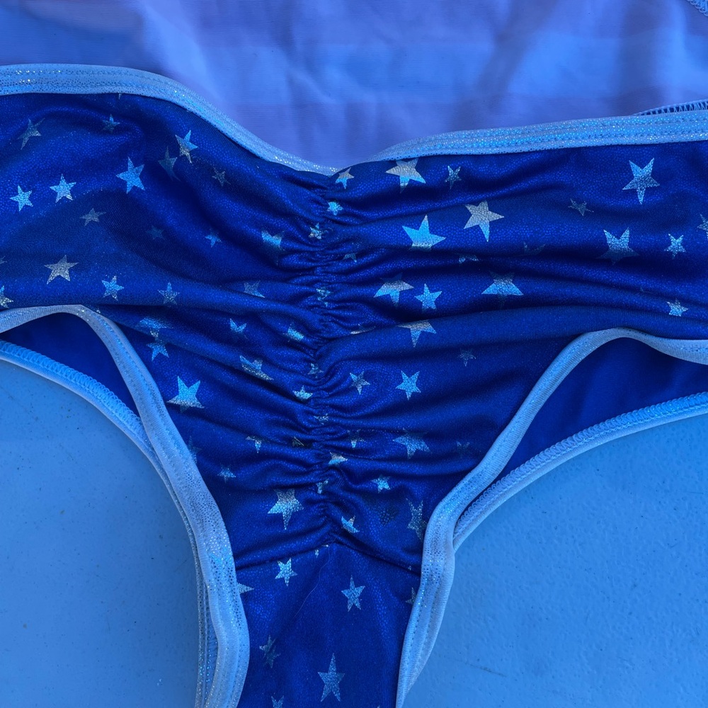 Yandy Red, White, and Blue Star Striped Bodysuit - Picture 5 of 5